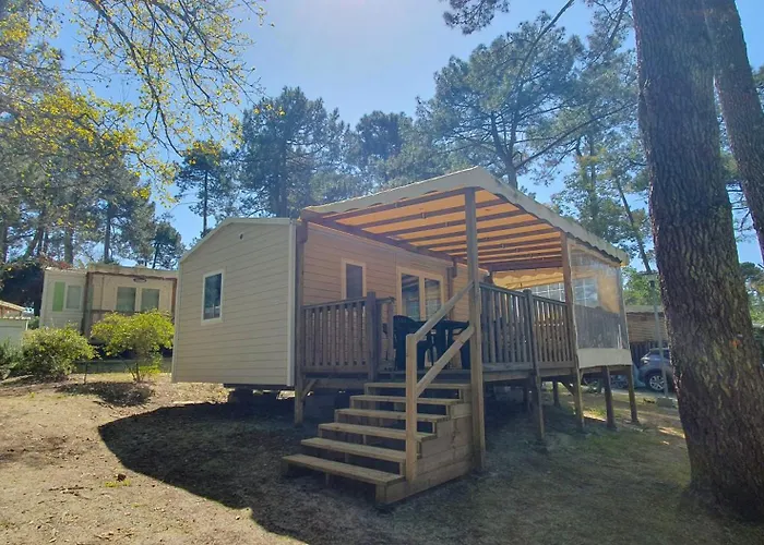 キャンプ場 Mobil-home Climatise 6 Personnes